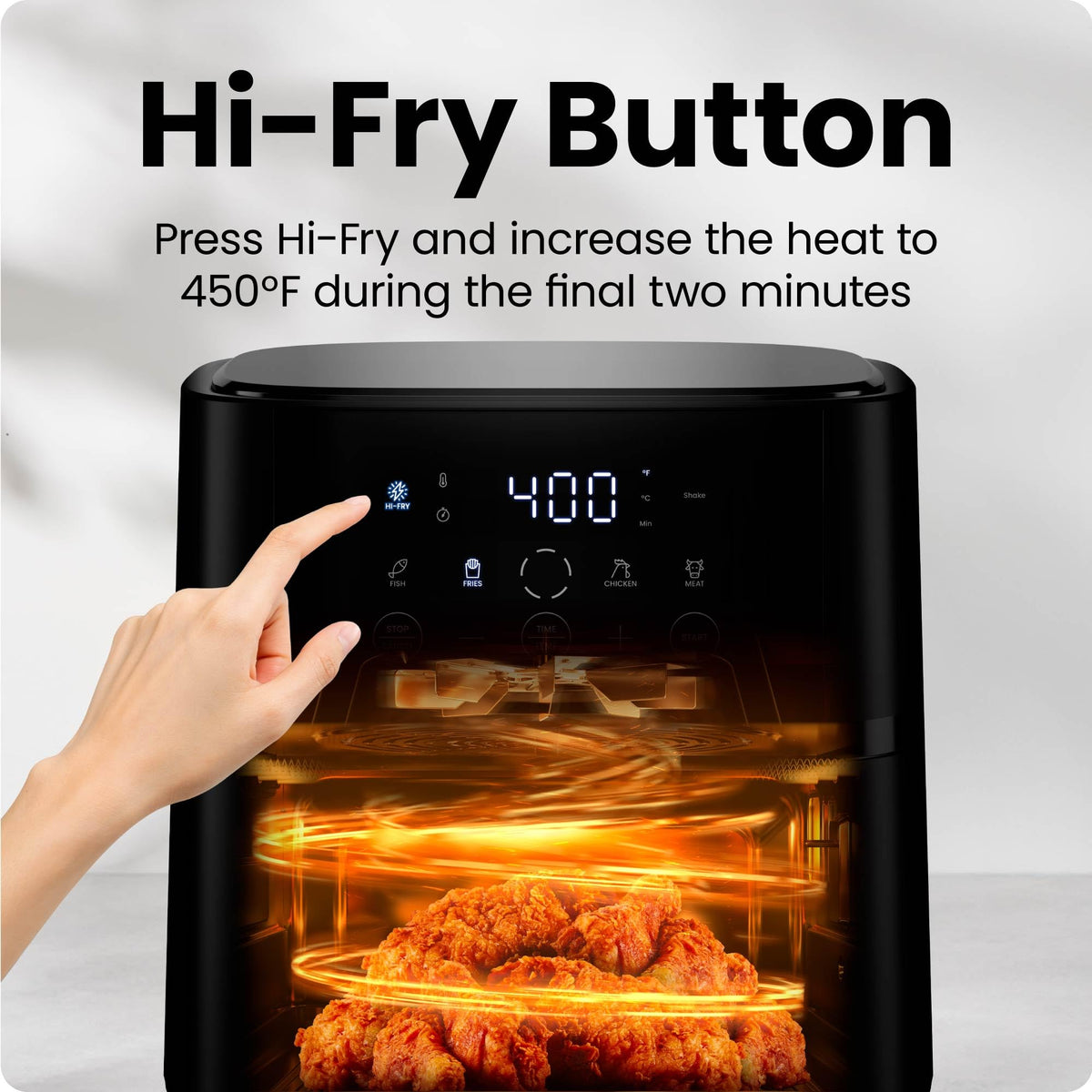 CHEFMAN Air Fryer 6 QT Compact with Hi-Fry Technology