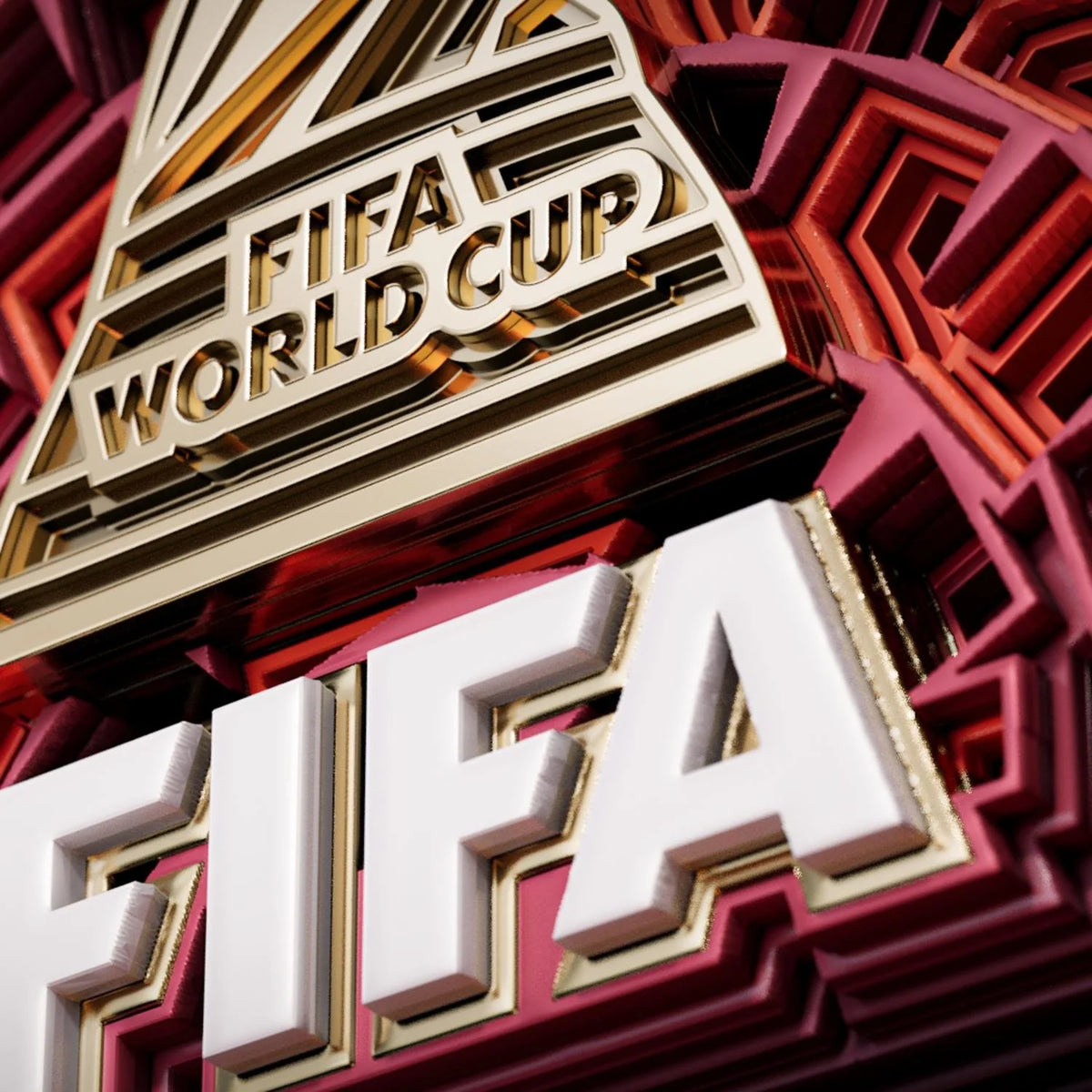 FIFA World Cup 2026™ Canada Host Country Emblem 3D Wood Art Frame