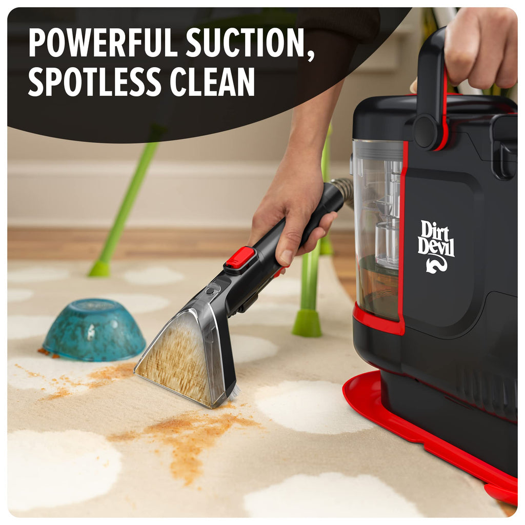 DIRT DEVIL Portable Spot Cleaner Machine for Carpets & Upholstery