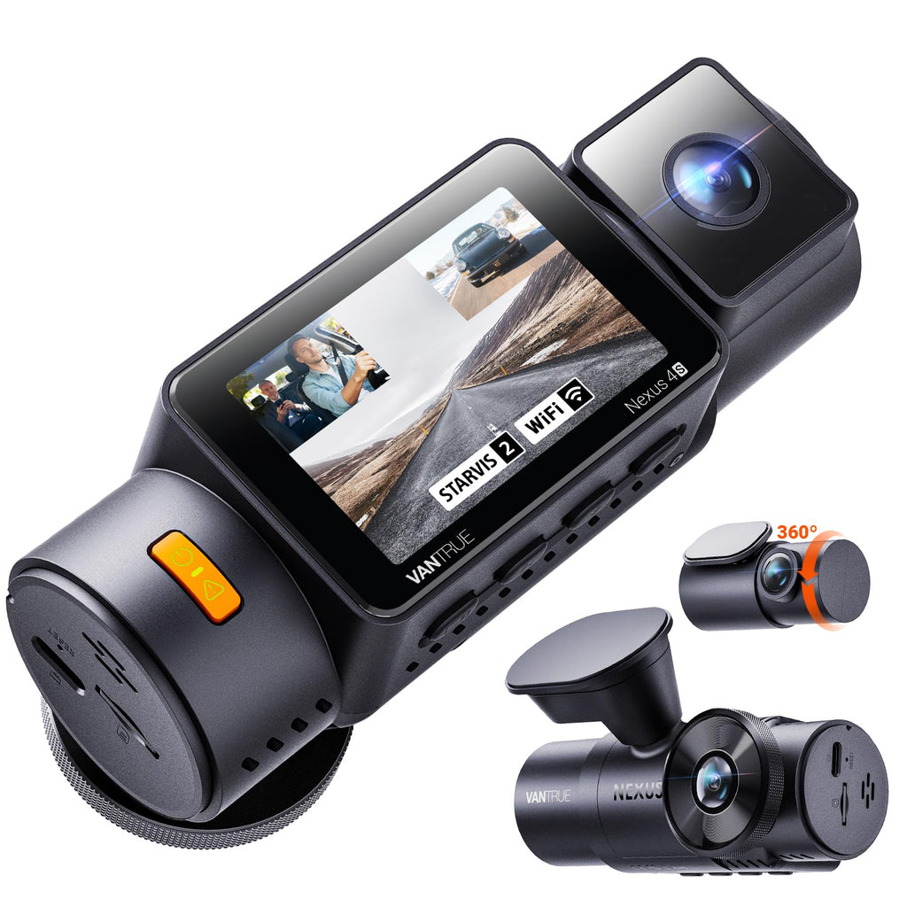 VANTRUE New N4S 3 Channel Dash Cam with Night Vision