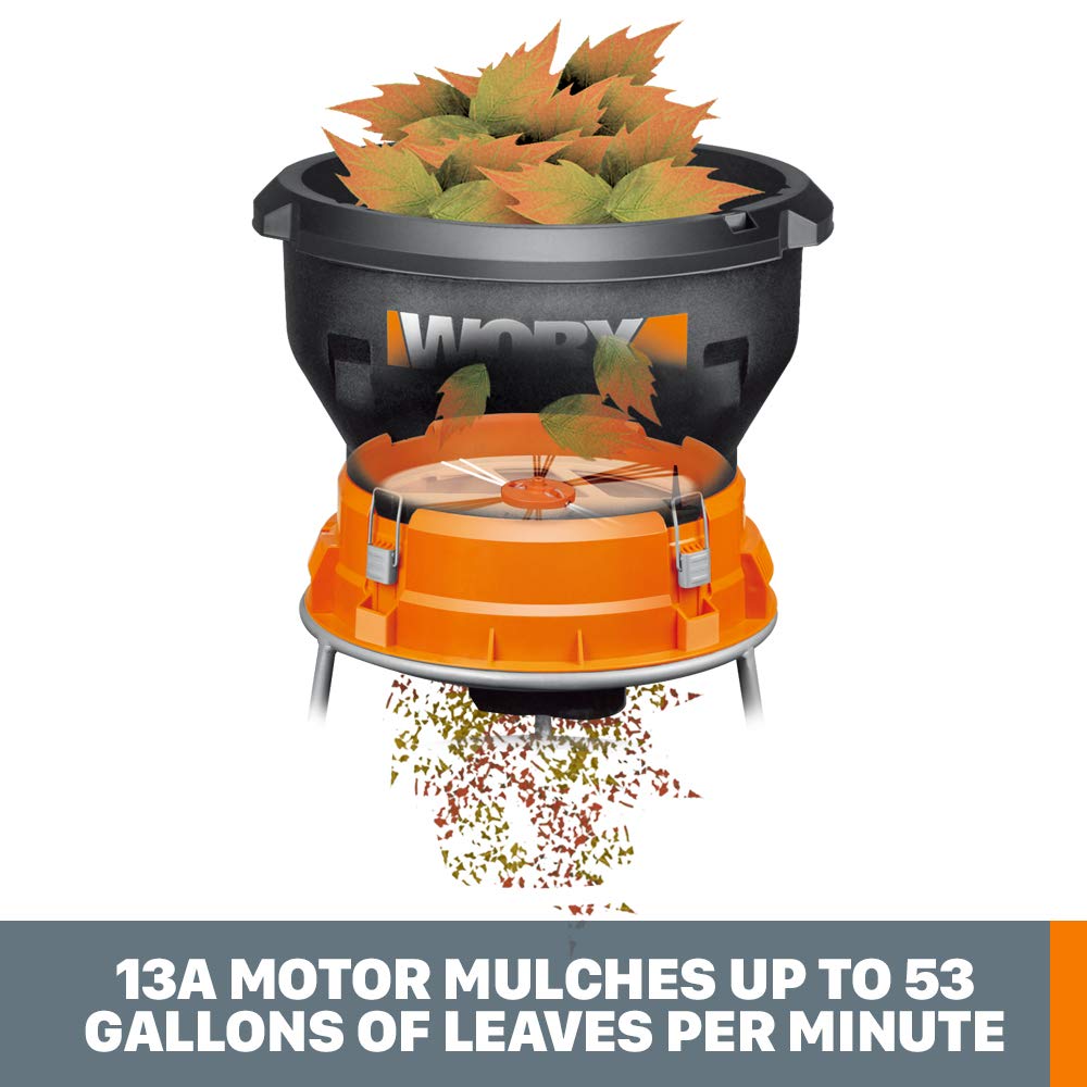 WORX WG430 13 Amp Electric Leaf Mulcher & Shredder