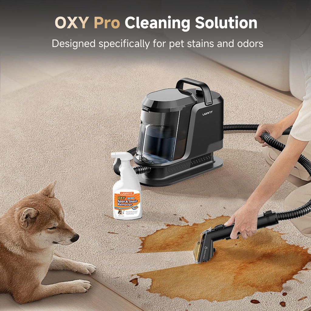 UWANT Carpet Cleaner Machine with Powerful Suction & Steam