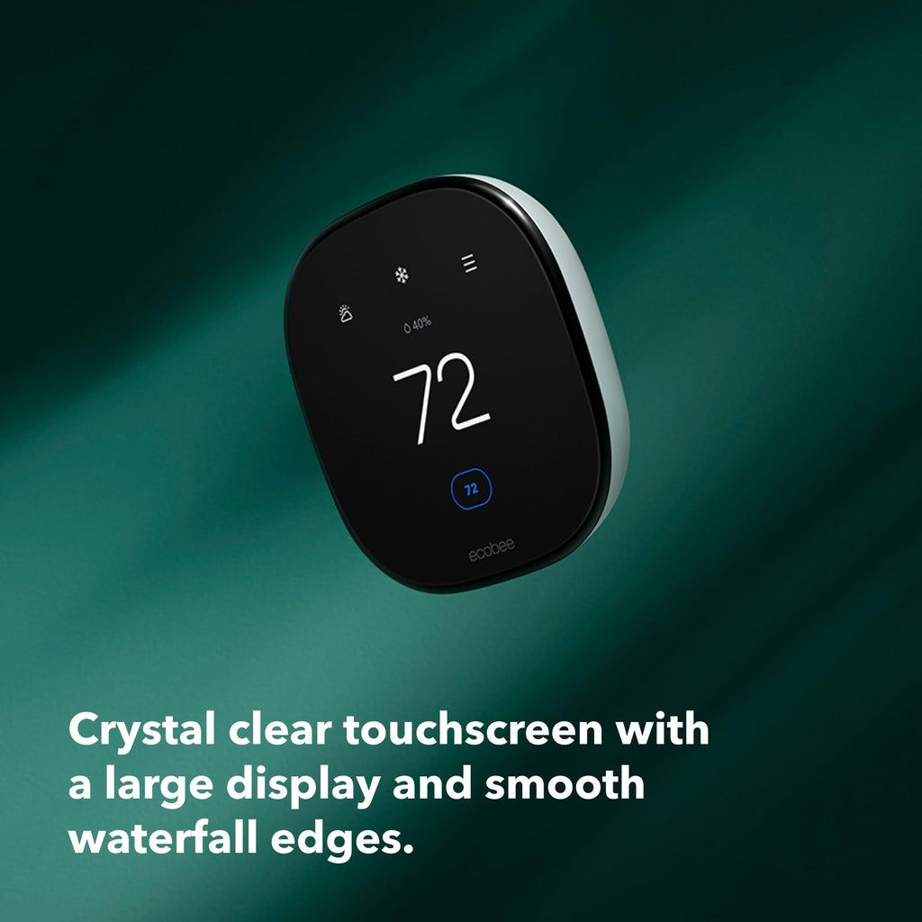 ECOBEE Smart Thermostat Enhanced - WiFi, Works with Siri, Alexa
