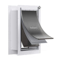 BABONI Pet Door for Wall - 3-Flap Steel Frame Cat & Dog Door