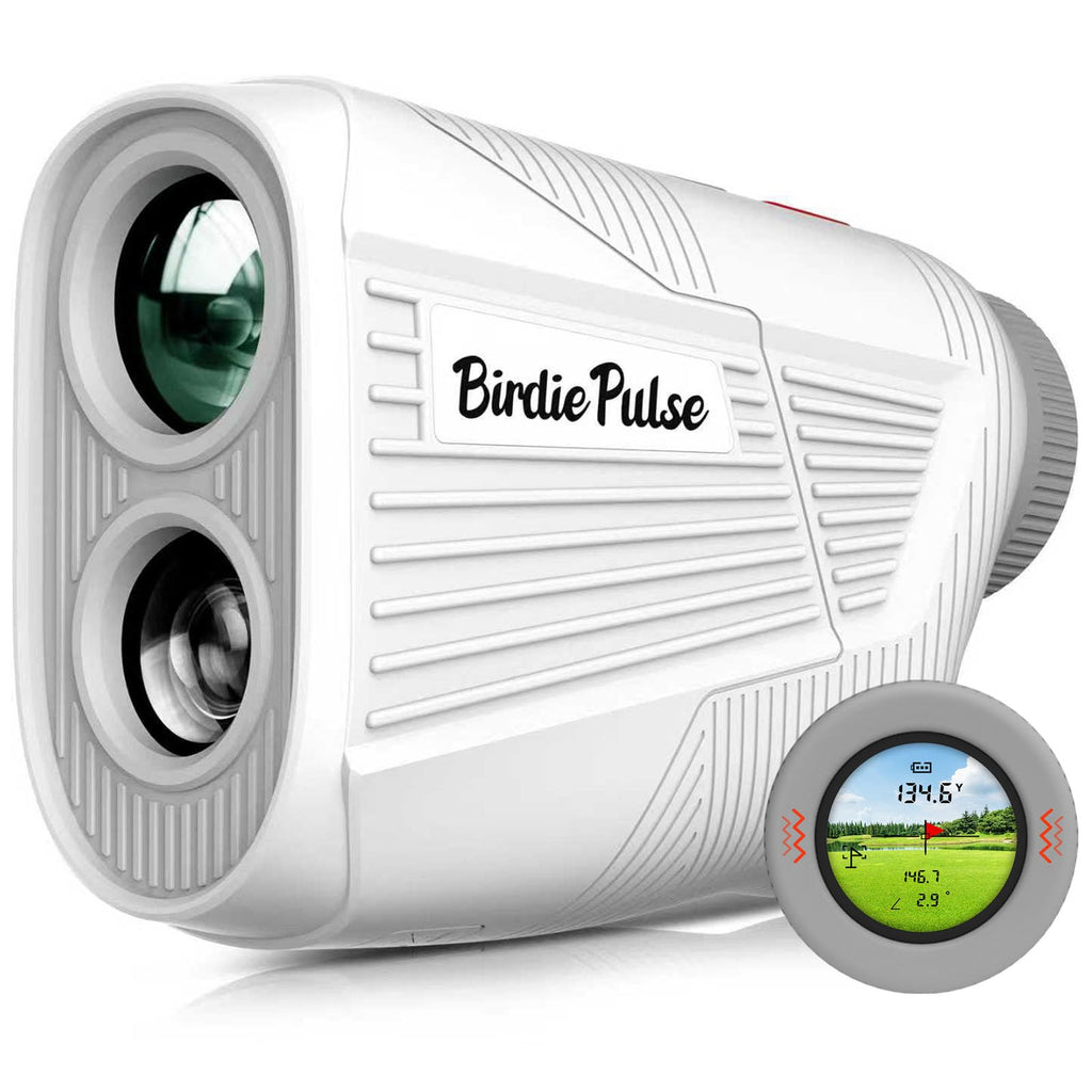 BIRDIEPULSE Golf Rangefinder with Slope & Magnet - 1300 Yards