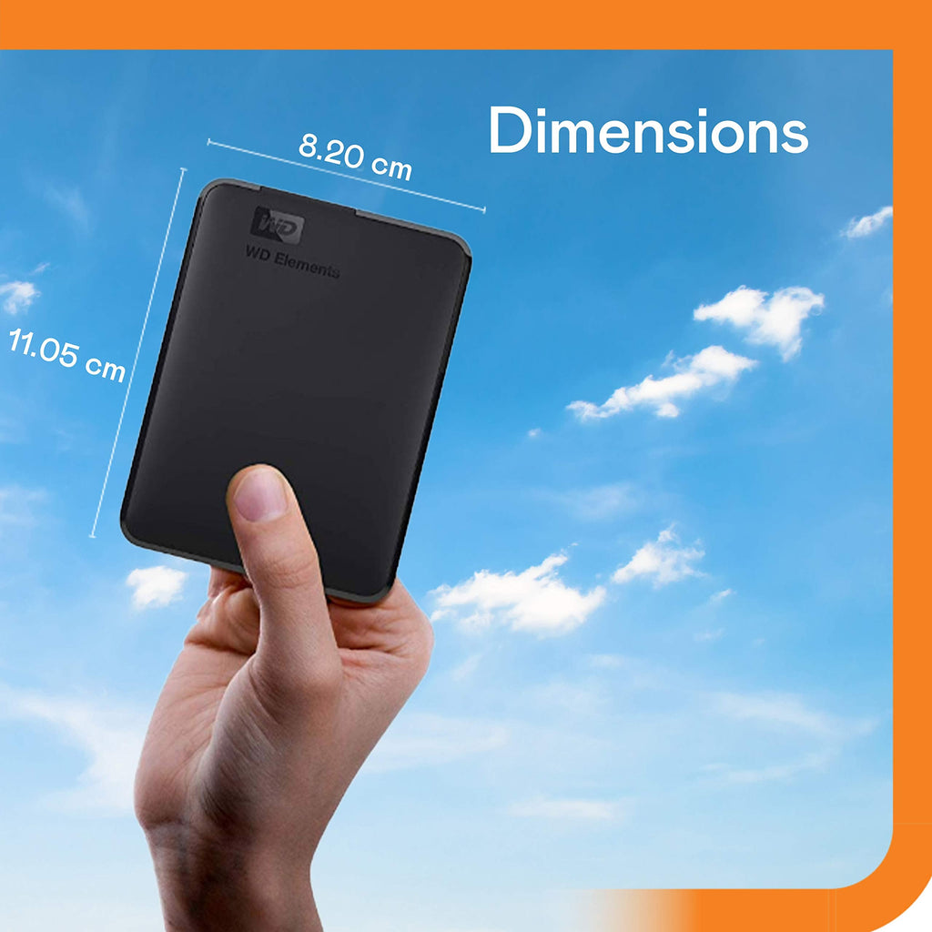 WD 6TB Elements Portable External Hard Drive - USB 3.0
