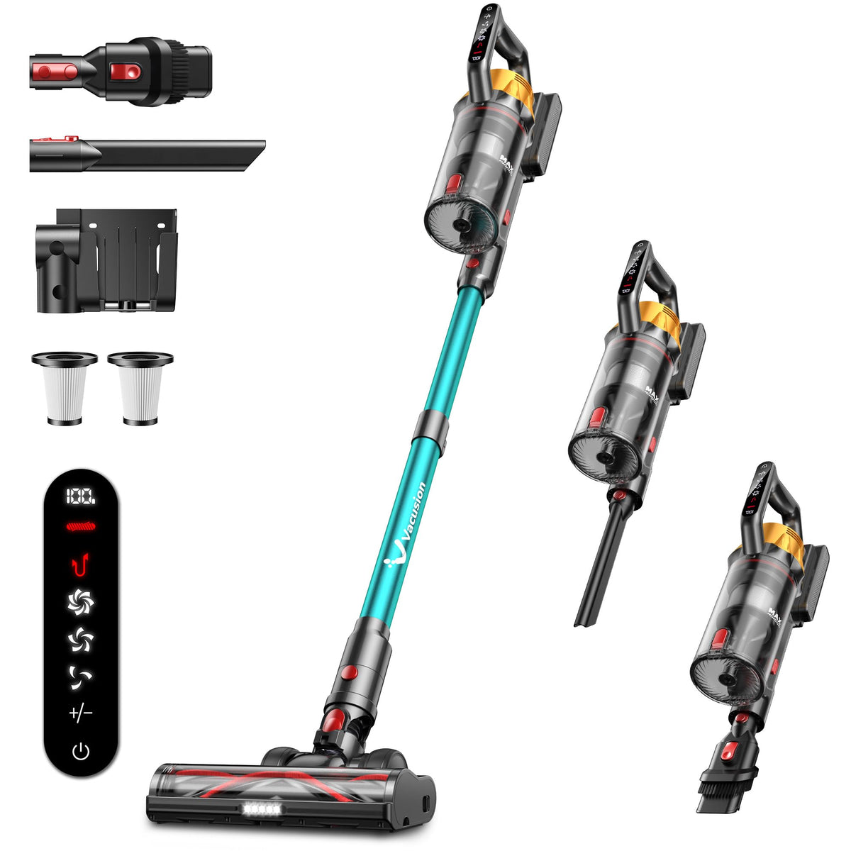 VACUSION Cordless Vacuum Cleaner 650W 55KPa 60Mins Battery