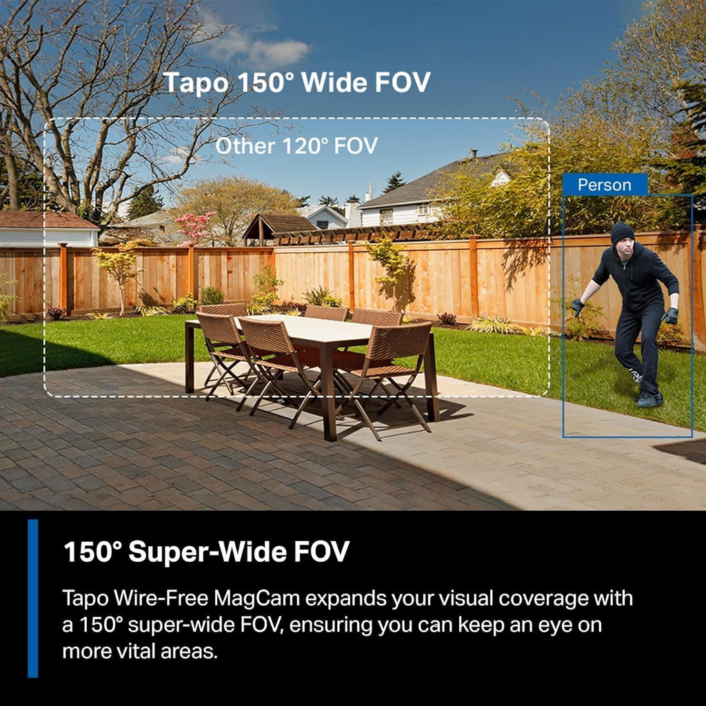 TAPO MagCam 2K+ Outdoor Security Camera 2-Pack
