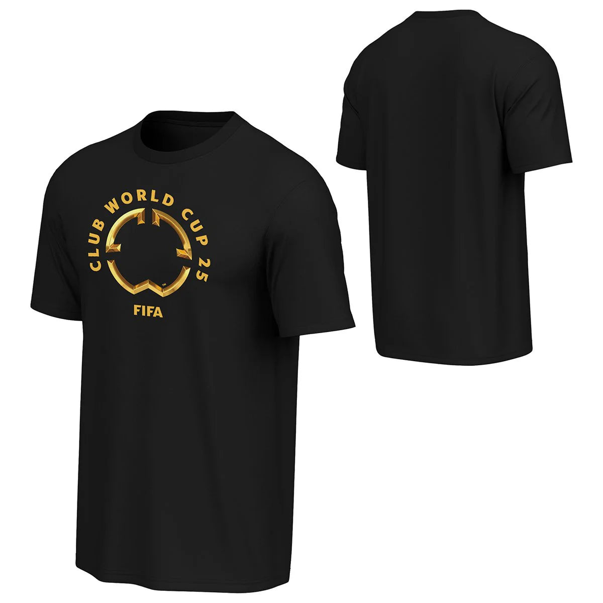 FIFA Club World Cup 2025™ Gold Emblem Black T-Shirt - Unisex