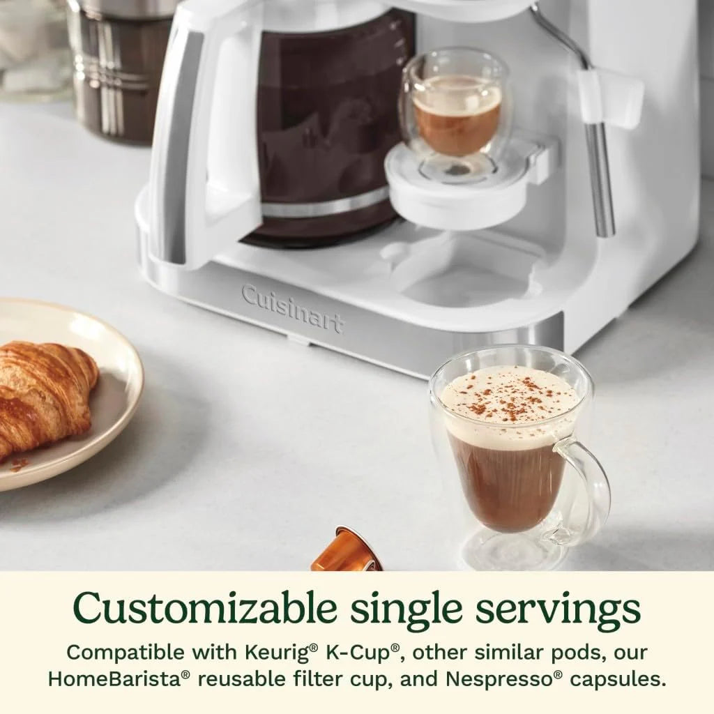 Coffeemaker 4-In-1 Coffee Center Barista Machine
