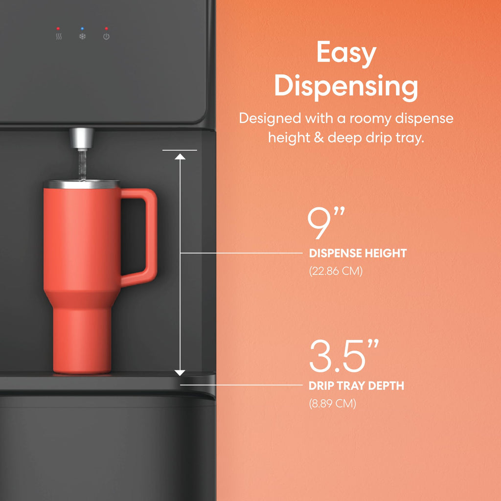 BRIO 130 Series Top-Load Water Cooler Dispenser - Hot & Cold