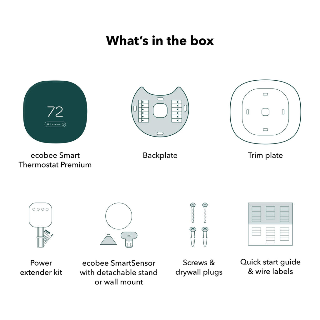 ECOBEE Smart Thermostat with Sensor & Air Quality Monitor