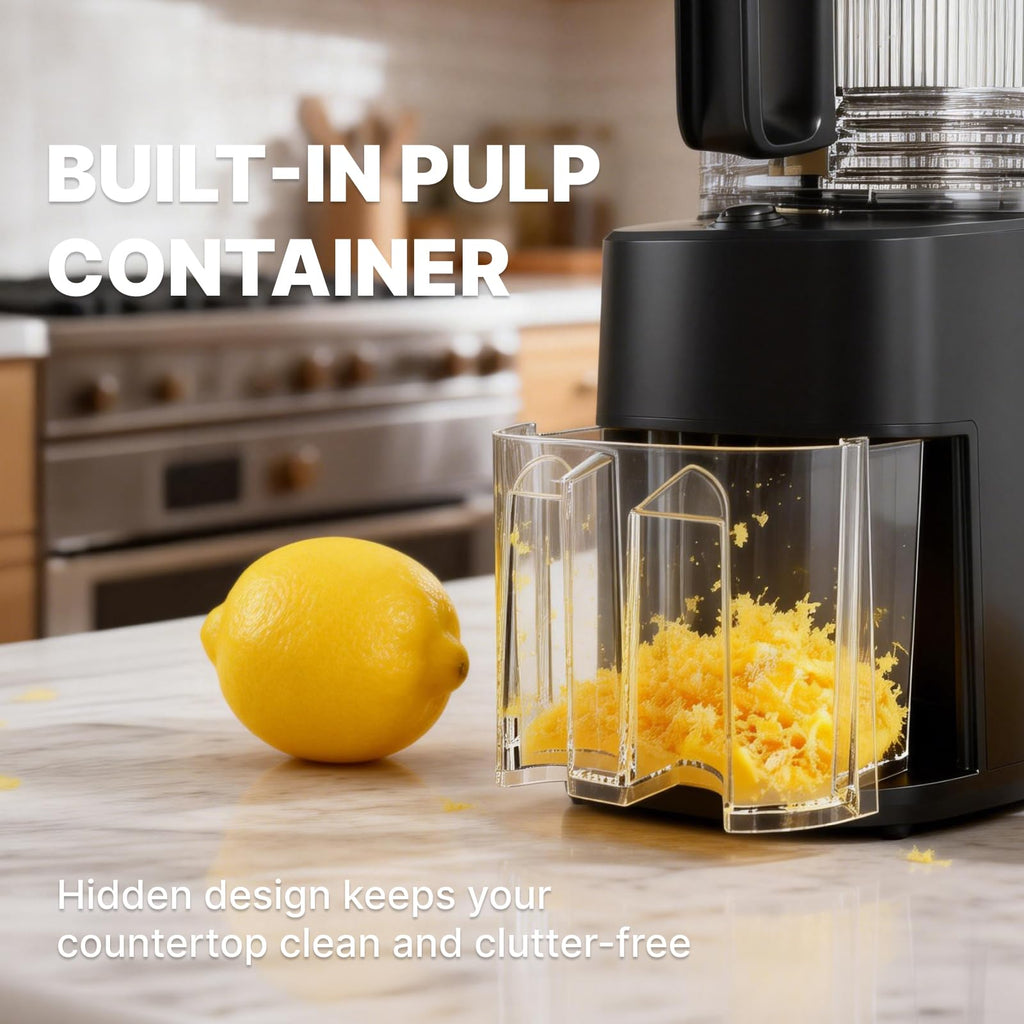 YOYDS Cold Press Juicer with 5.5" Wide Feed Chute