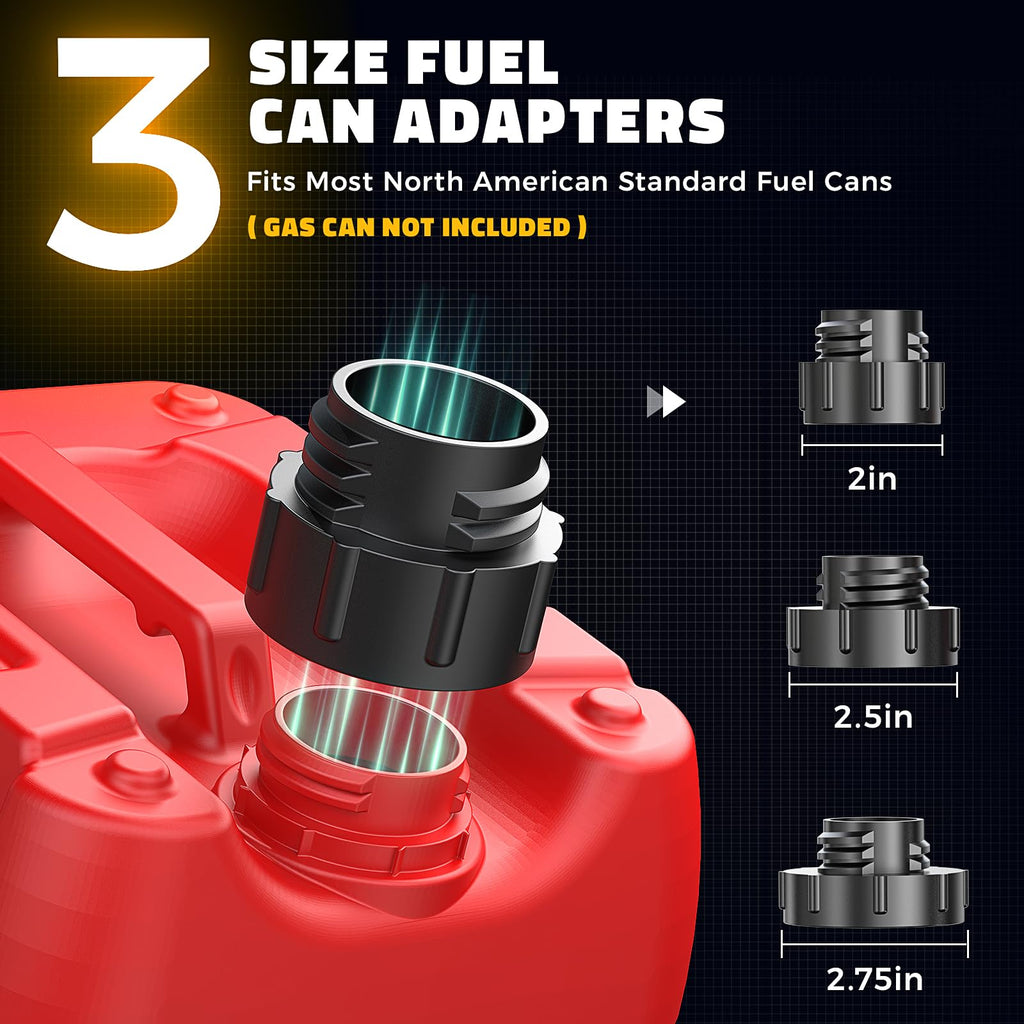 DIYTOOLIFZ Cordless Fuel Transfer Pump with Auto-Stop, 3.2 GPM