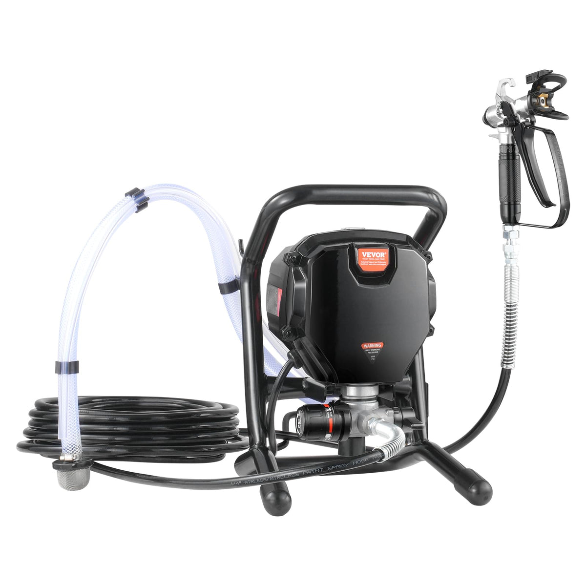 VEVOR 750W Electric Airless Paint Sprayer - 3000PSI