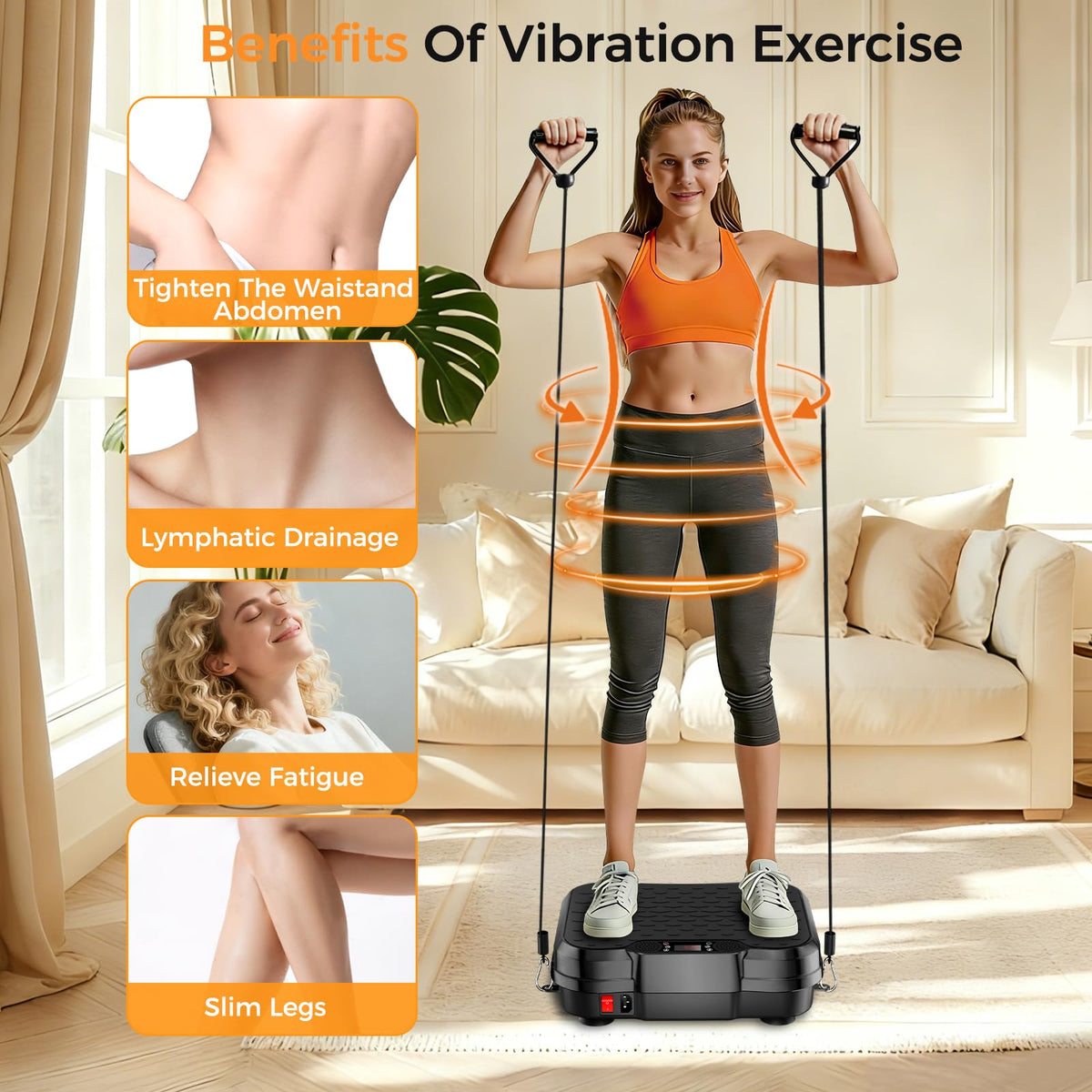 TREKORA Vibration Plate Exercise Machine for Weight Loss