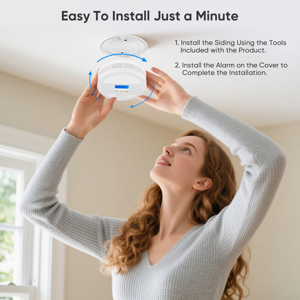 DFGJLVF Interconnected Smoke and Carbon Monoxide Detector