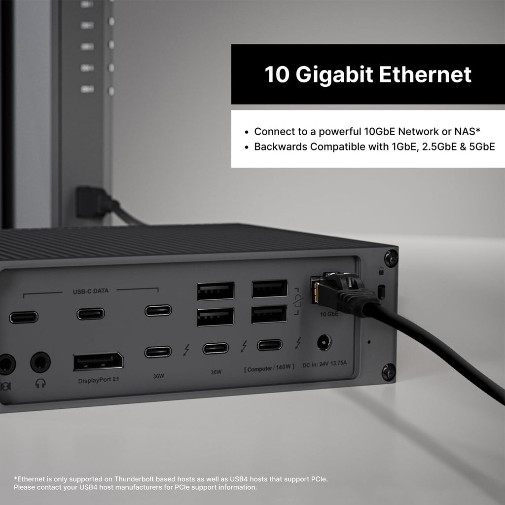 CALDIGIT TS5 Plus Thunderbolt 5 Dock - 20 Port 140W Charging