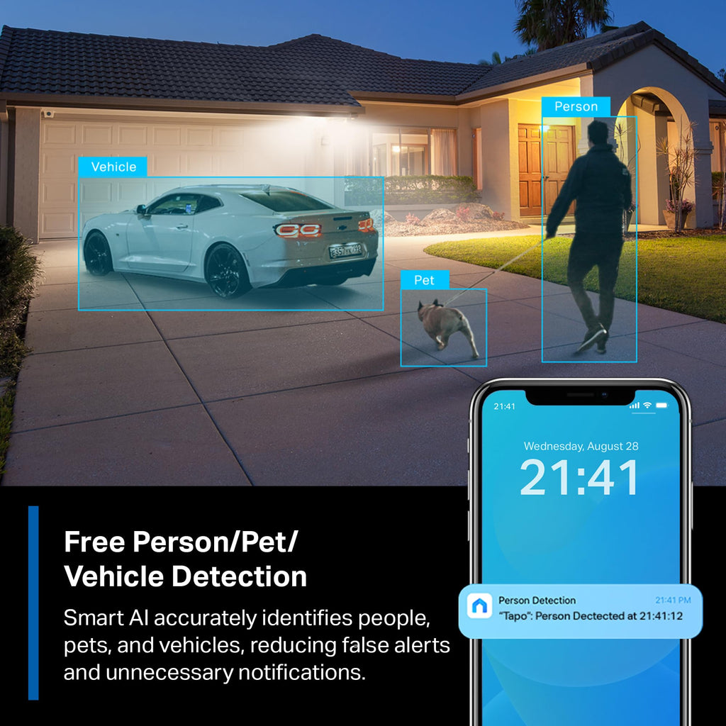 TAPO MagCam 2K+ Outdoor Security Camera 2-Pack