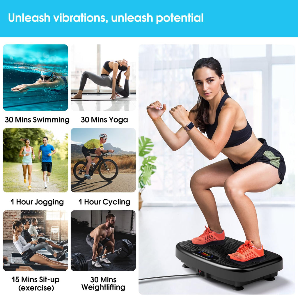 SOFTGYM Vibration Plate Exercise Machine for Weight Loss