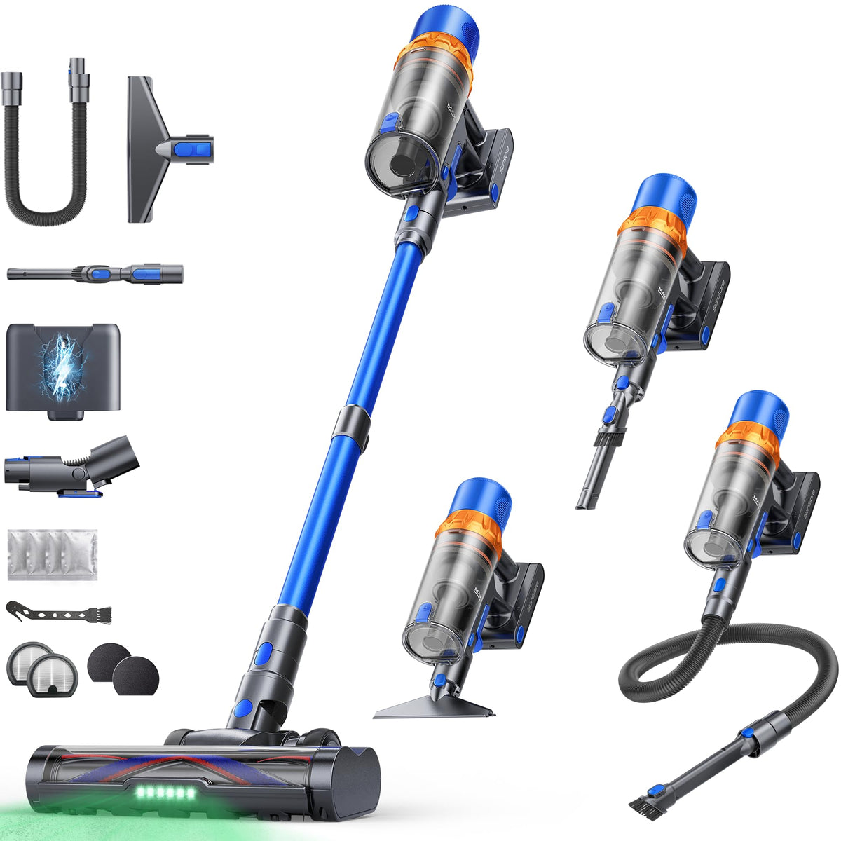 SUNSARE Cordless Vacuum Cleaner X13 with 70Mins Runtime