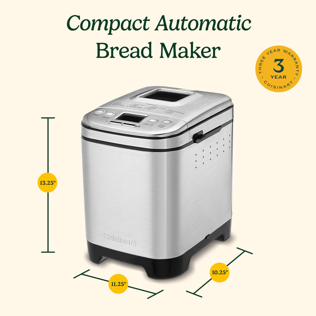 CUISINART Bread Maker Machine - Stainless Steel, 12 Menu Options