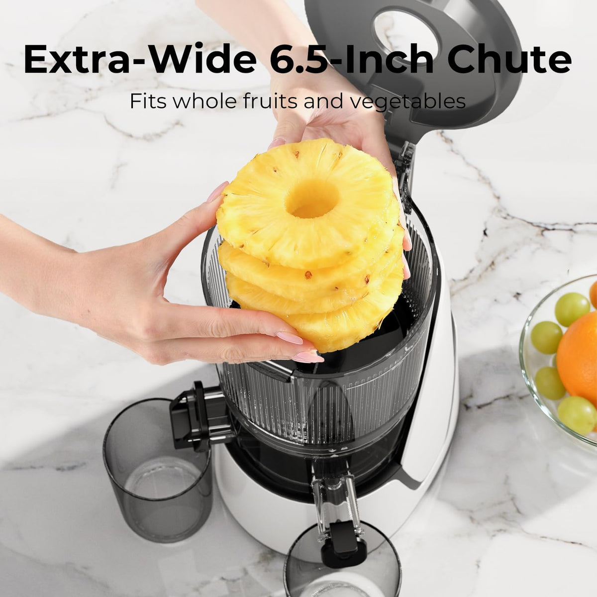 EANORUUS 3-in-1 Cold Press Juicer with 100oz Capacity