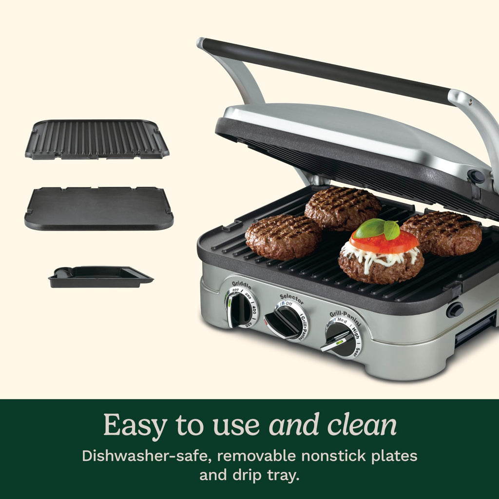 CUISINART Griddler 5-in-1 Indoor Grill & Panini Press