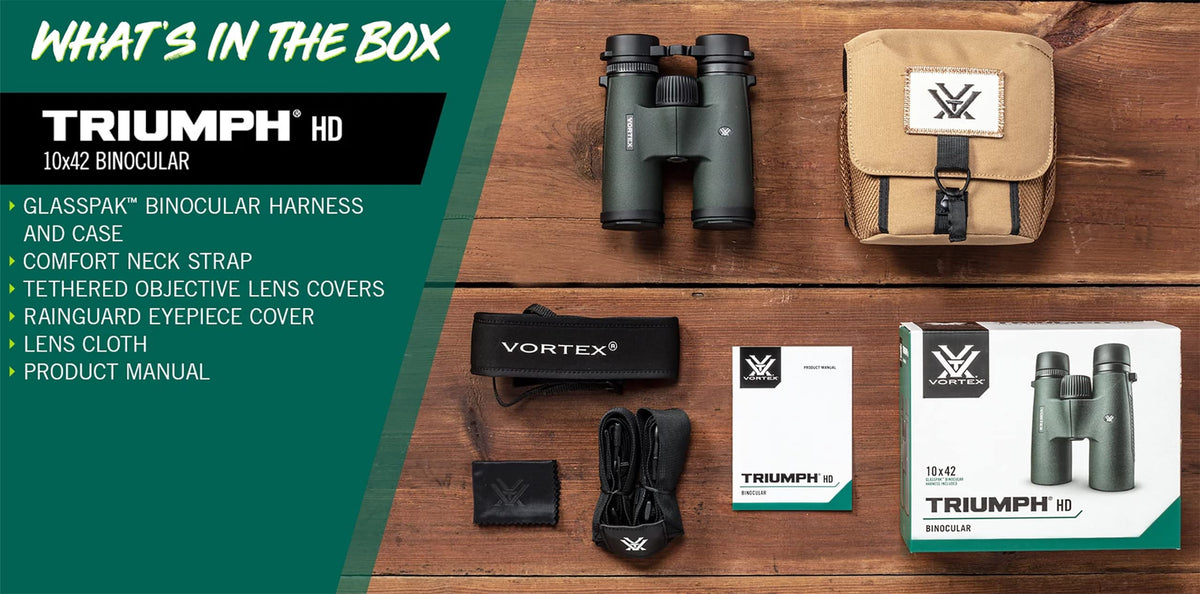VORTEX Optics Triumph HD 10x42 Binoculars - Waterproof, Fogproof