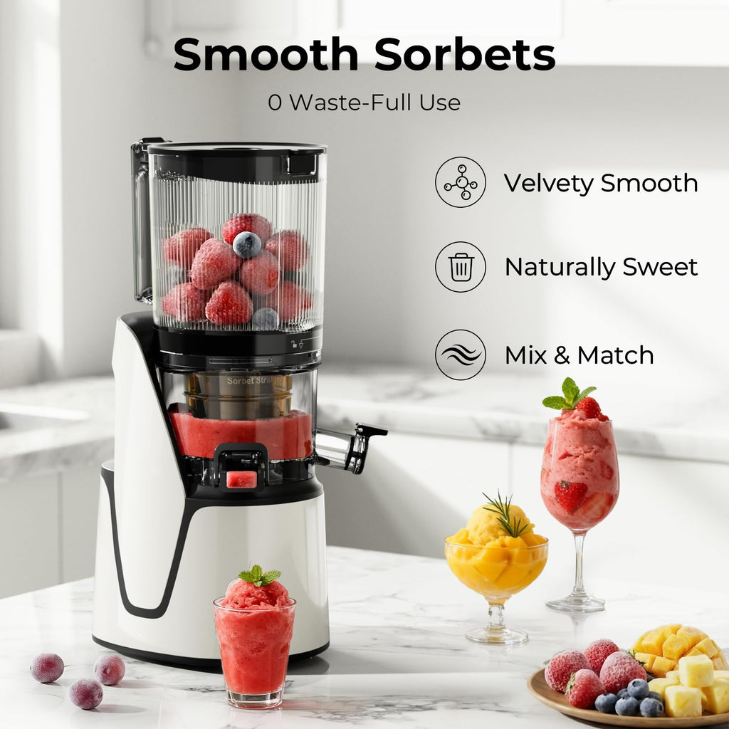 EANORUUS 3-in-1 Cold Press Juicer with 100oz Capacity