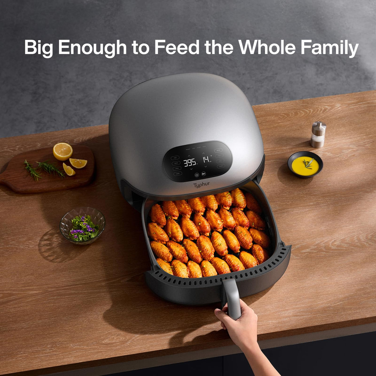 TYPHUR Dome 2 AI Smart Air Fryer - Large Digital Fryer