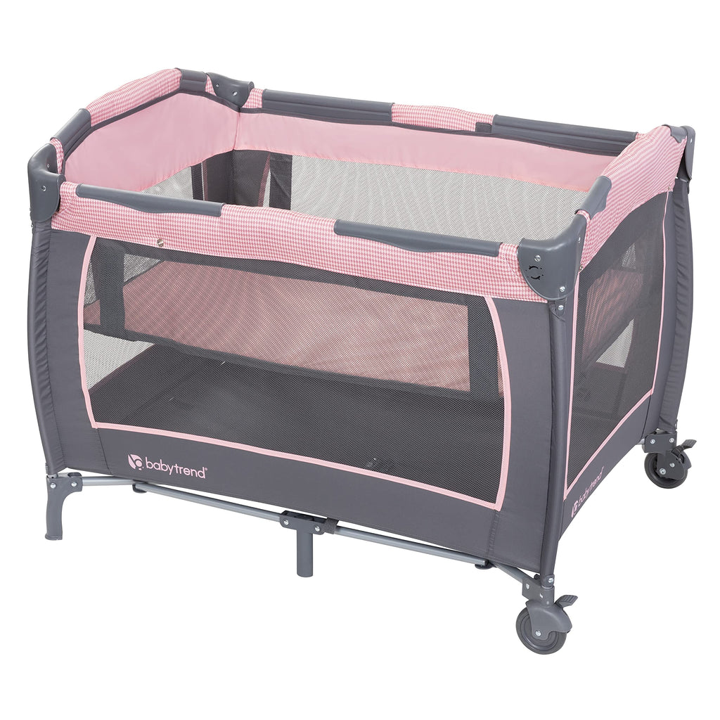 BABY TREND Lil' Snooze Deluxe III - Cozy Pink Sleep Solution