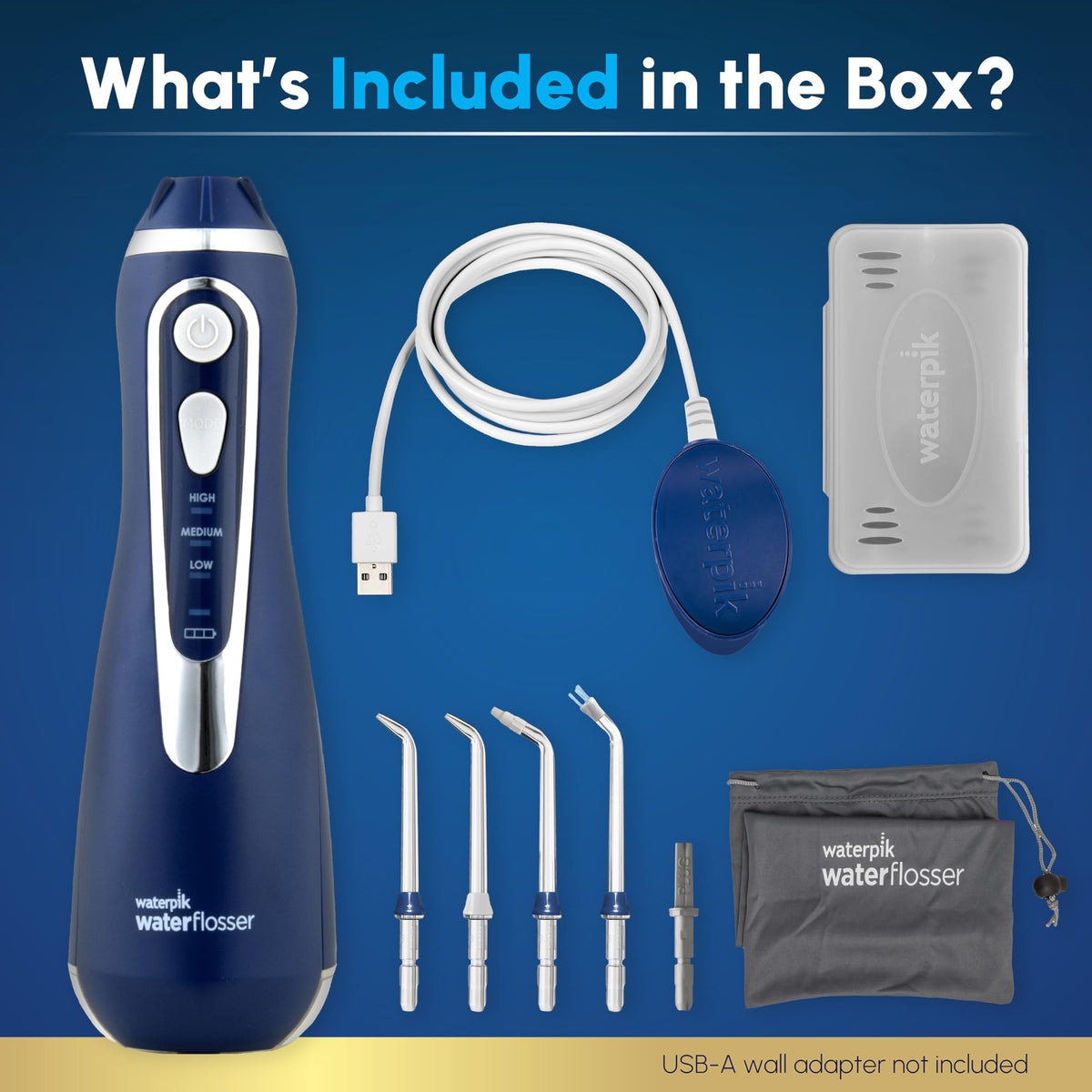 WATERPIK Cordless Advanced 2.0 Water Flosser - Portable Dental Care