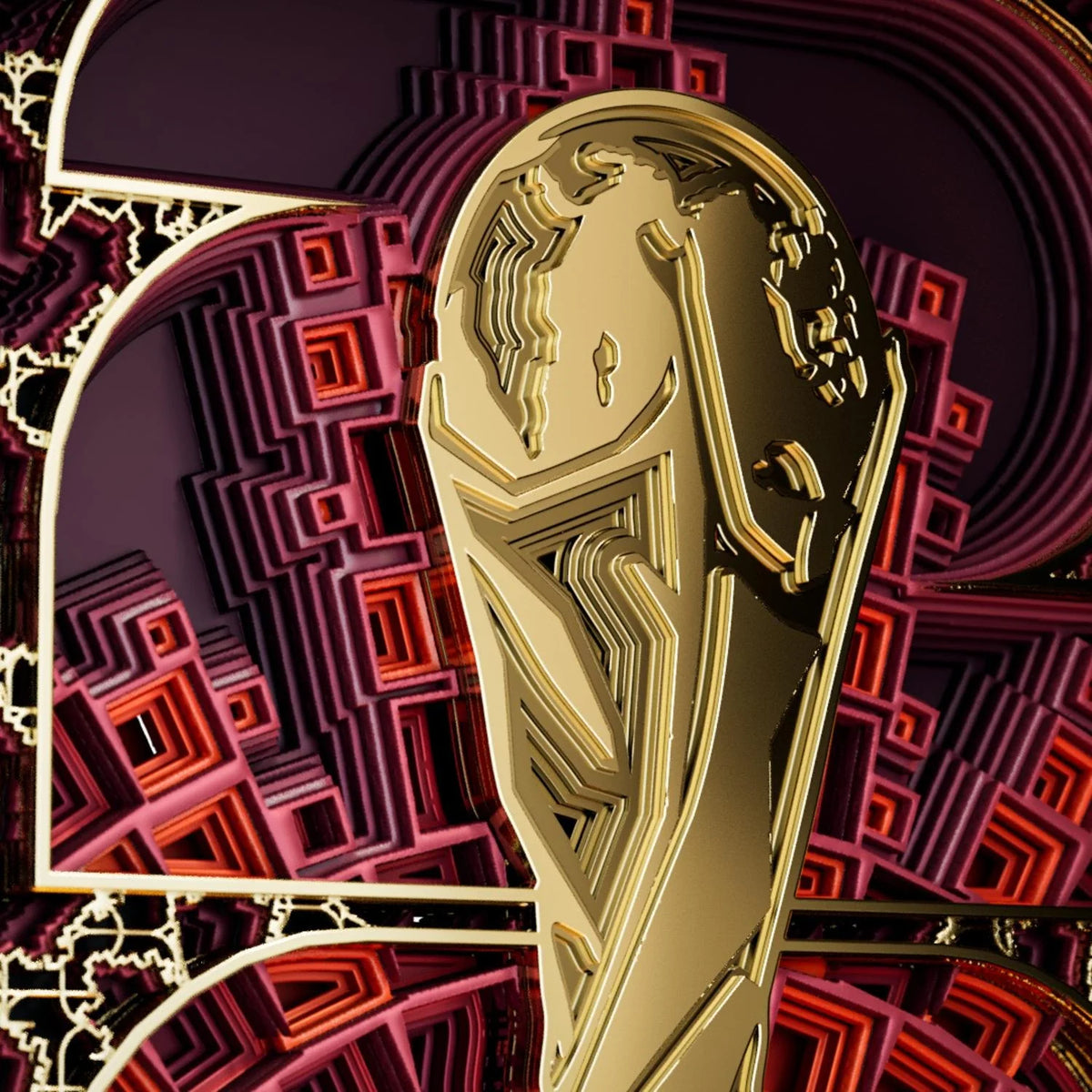 FIFA World Cup 2026™ Canada Host Country Emblem 3D Wood Art Frame