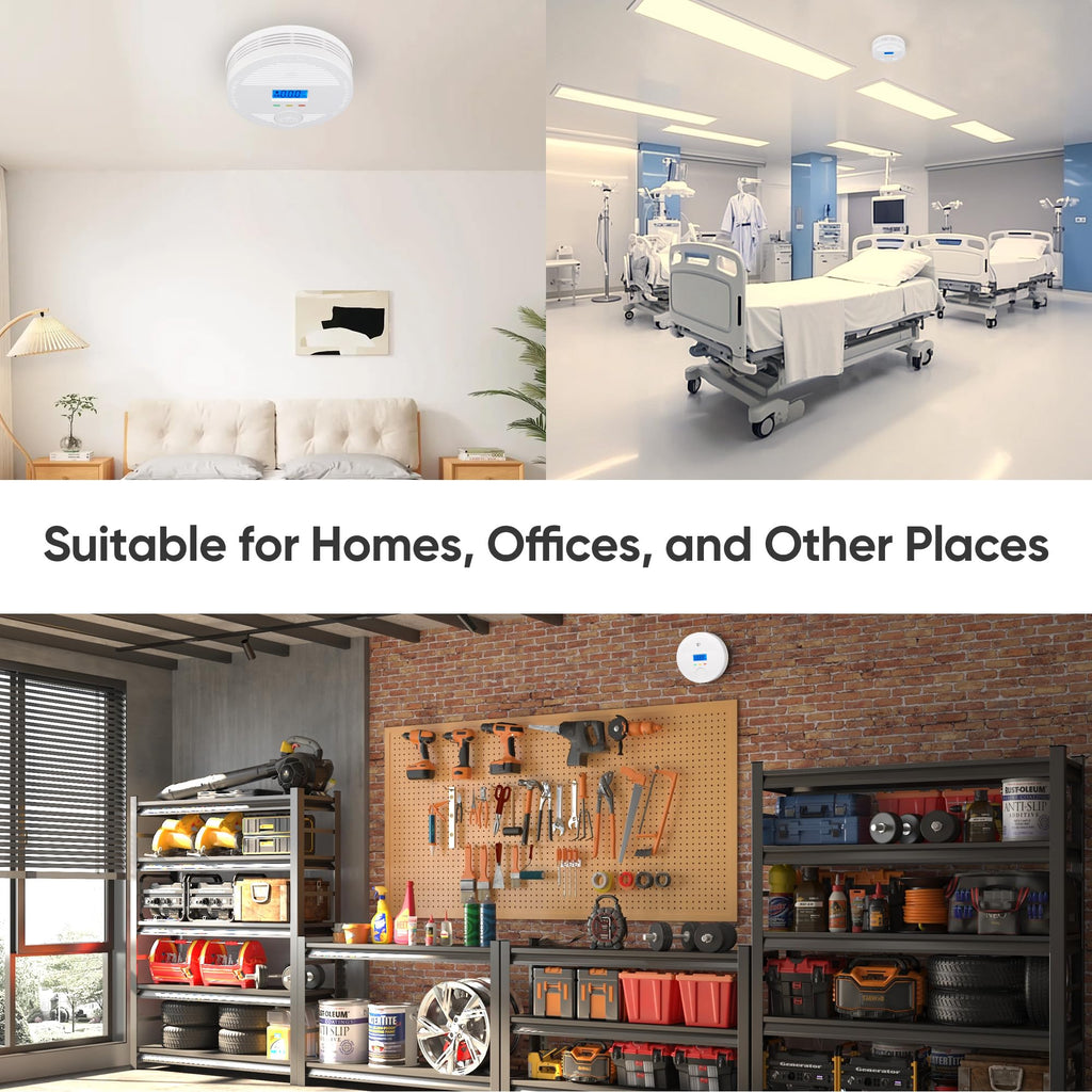 DFGJLVF Interconnected Smoke and Carbon Monoxide Detector
