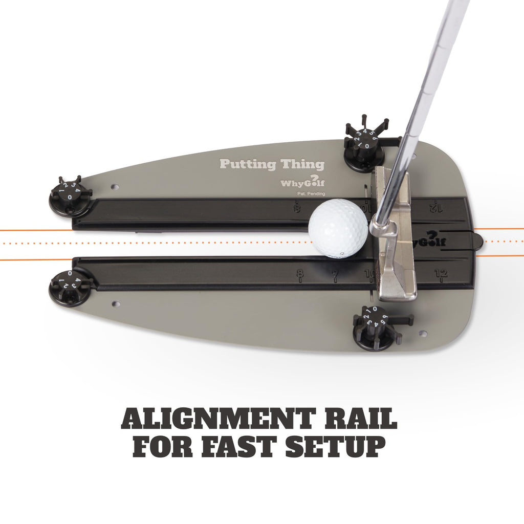 WHYGOLF Putting System - Golf Training Aid for Stroke Accuracy