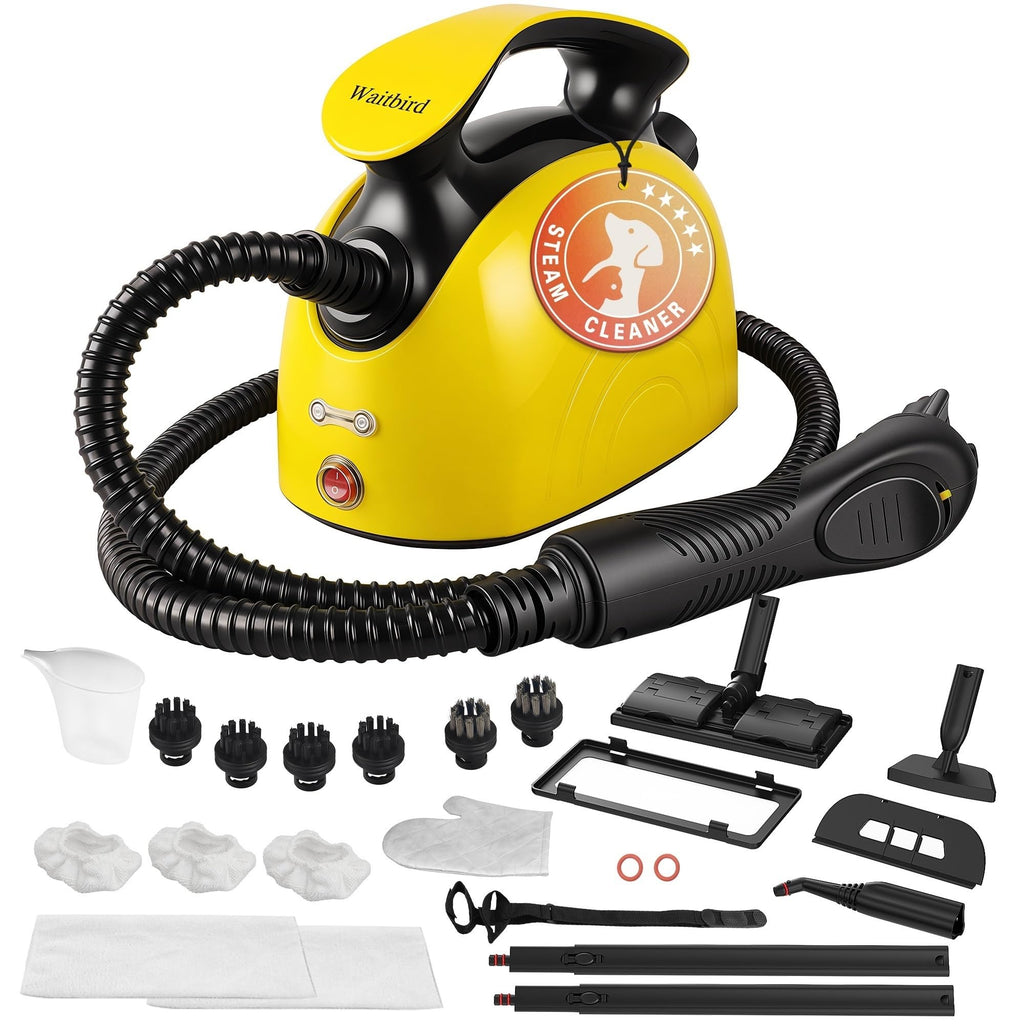 WAITBIRD Steam Cleaner - Handheld Steamer with 21 Accessories