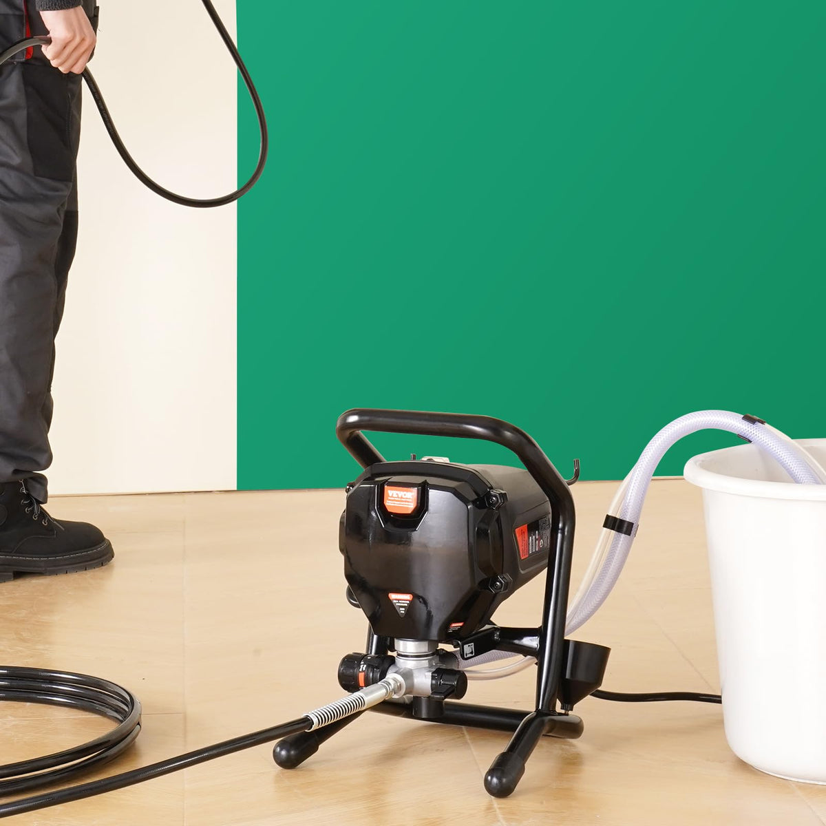 VEVOR 750W Electric Airless Paint Sprayer - 3000PSI