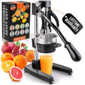 ZULAY KITCHEN Cast Iron Juicer - Heavy-Duty Manual Citrus Press