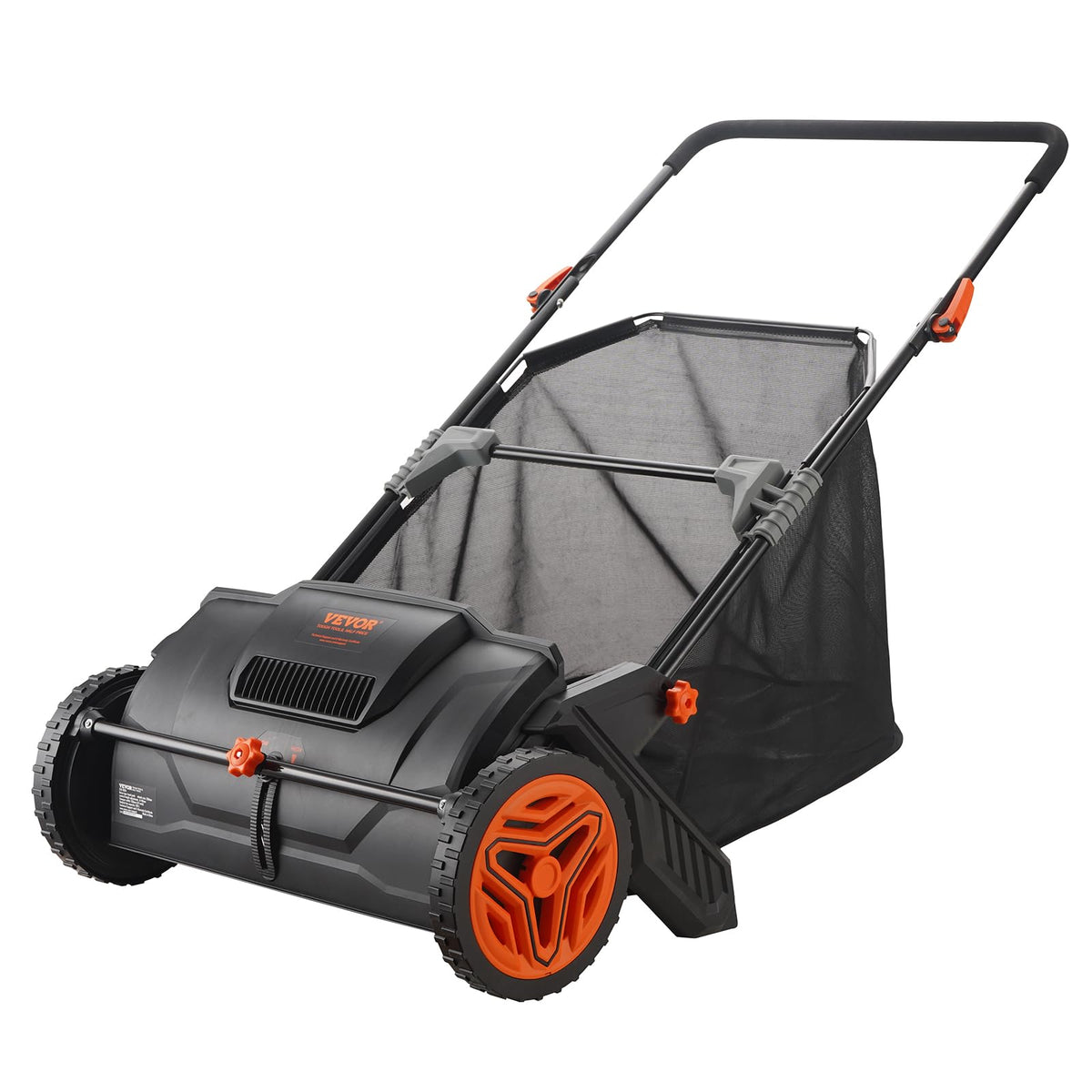 VEVOR Push Lawn Sweeper - 21" Heavy Duty Grass Collector