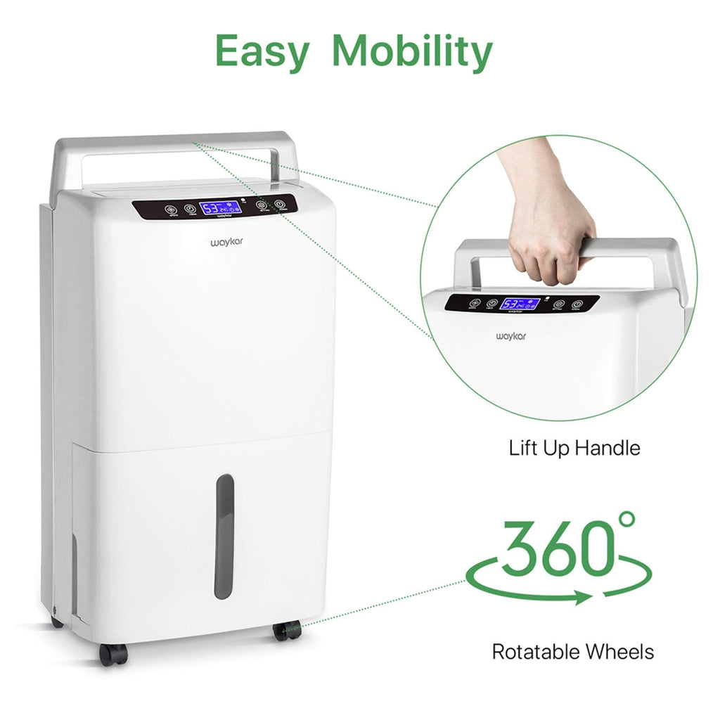 WAYKAR 34 Pints Energy Star Dehumidifier for 2,000 Sq. Ft.