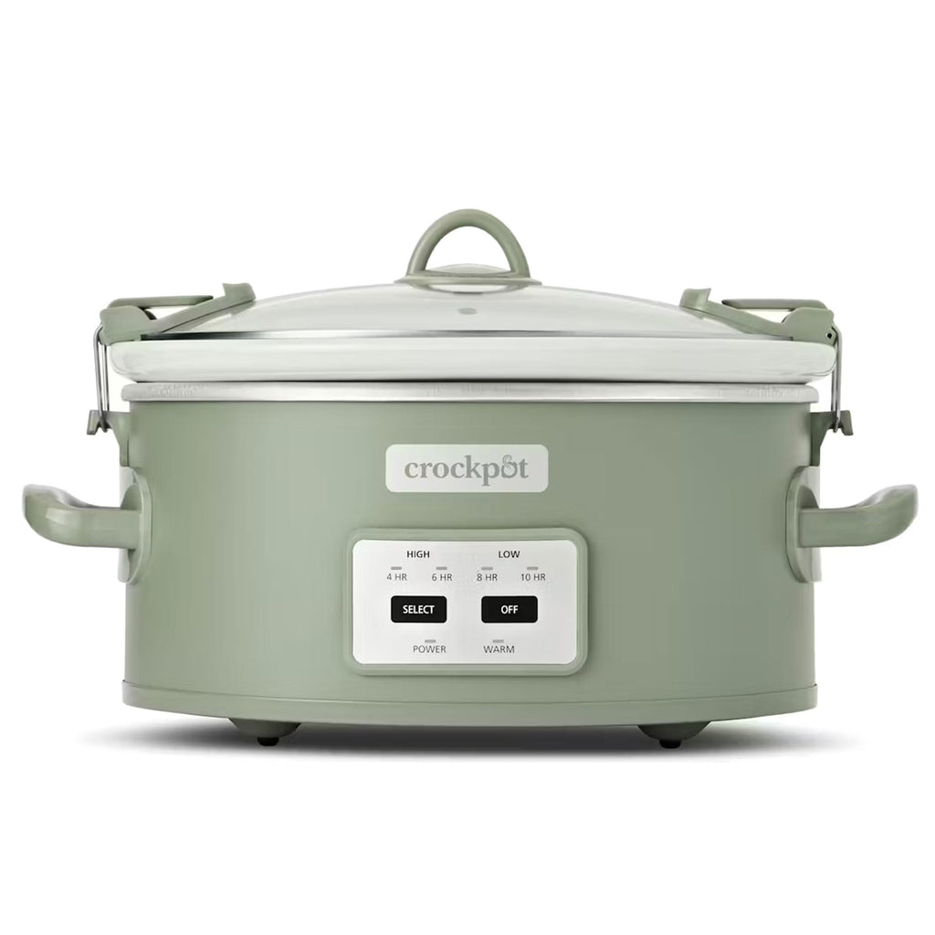 CROCK-POT Locking Lid 6qt Programmable Slow Cooker - Green