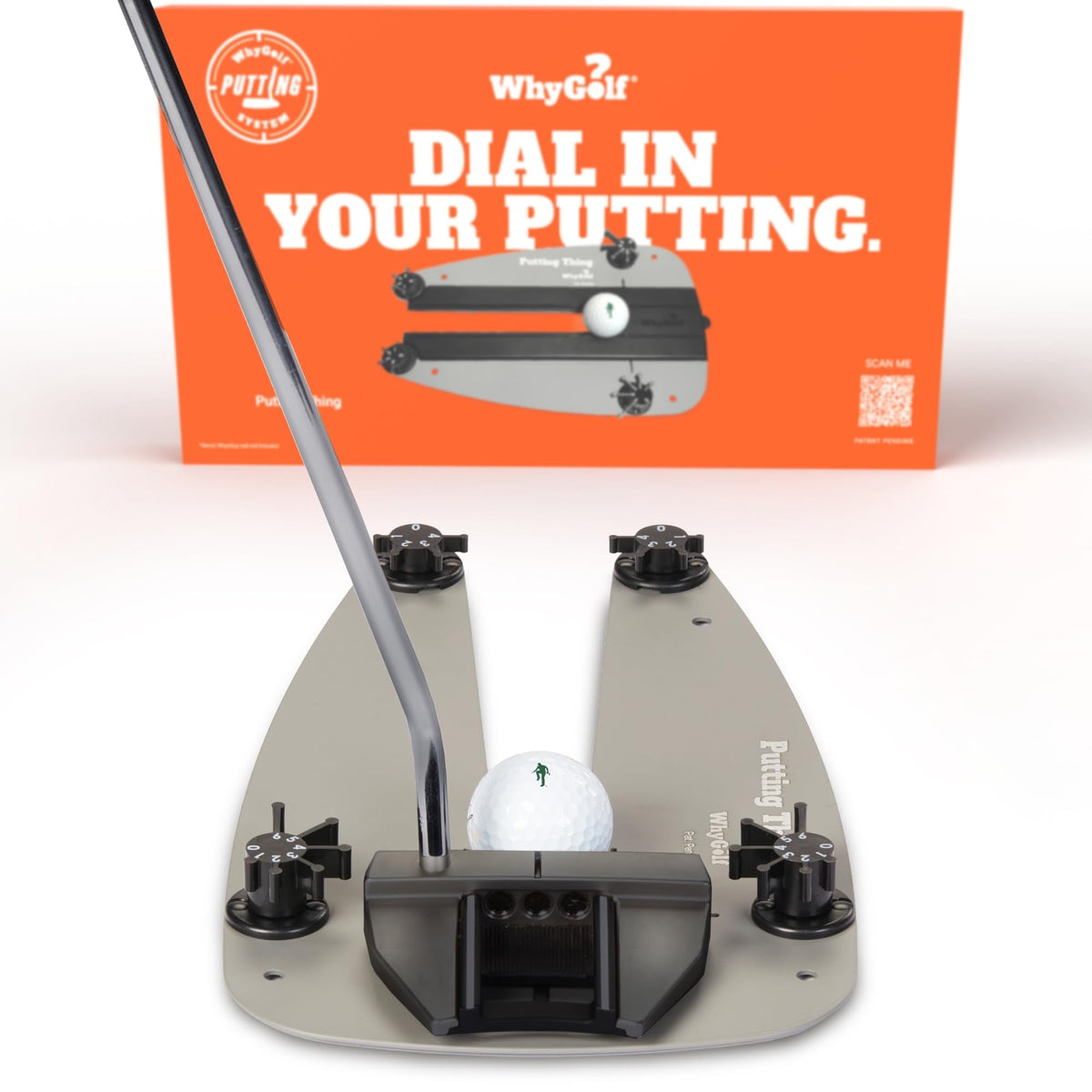 WHYGOLF Putting System - Golf Training Aid for Stroke Accuracy
