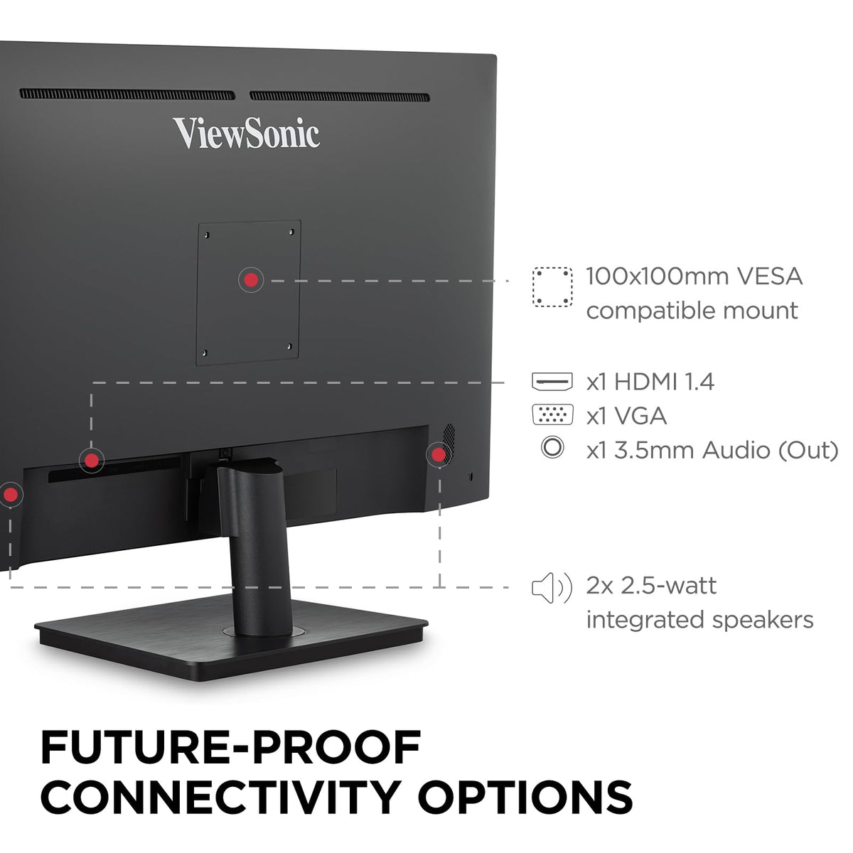 VIEWSONIC VA3209M 32" 1080p IPS Monitor with HDMI & VGA