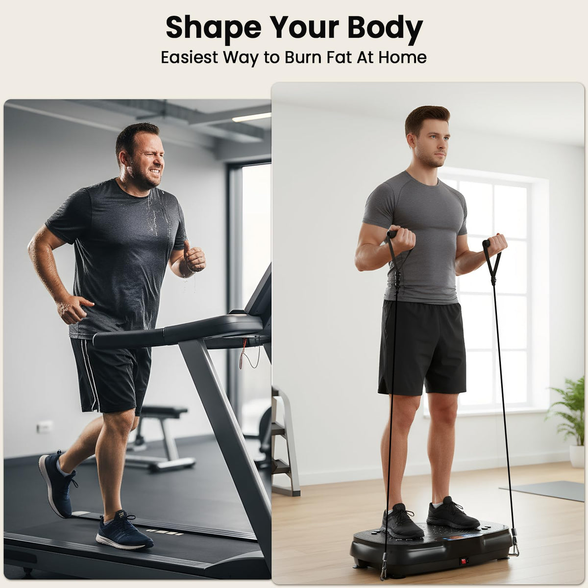 TISSCARE Vibration Plate Exercise Machine for Weight Loss