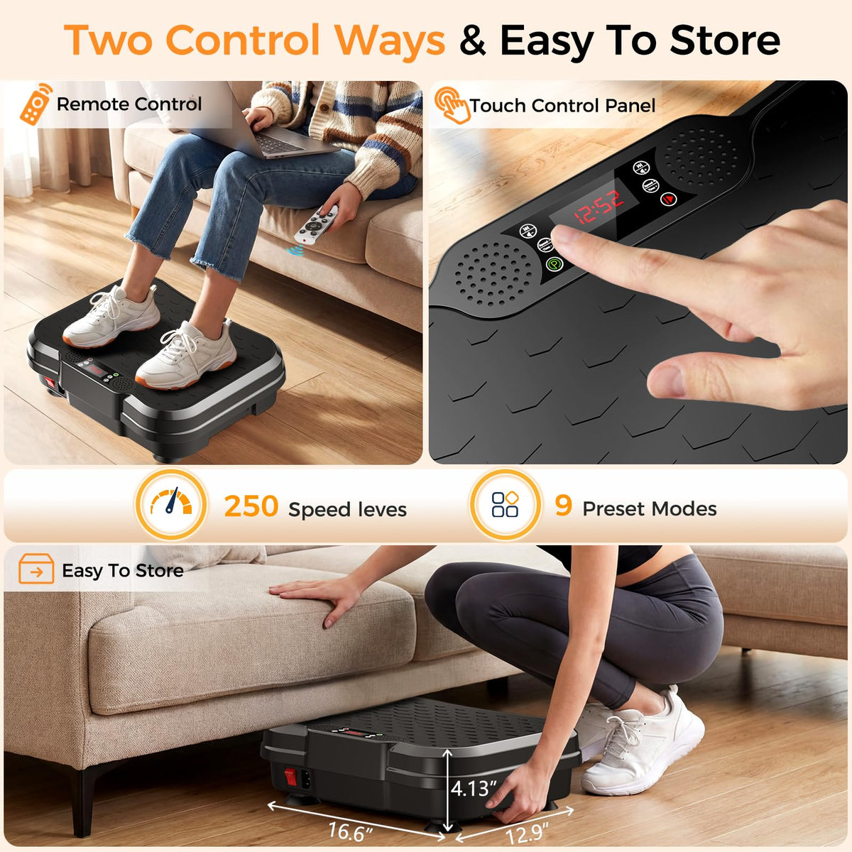 TREKORA Vibration Plate Exercise Machine for Weight Loss