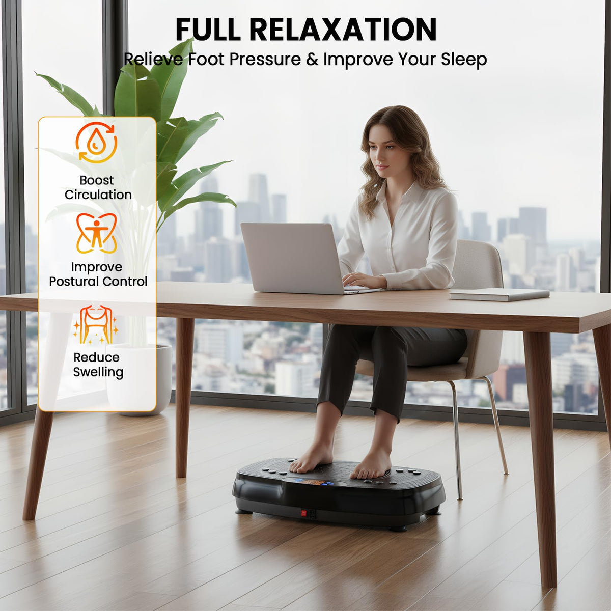 TISSCARE Vibration Plate Exercise Machine for Weight Loss