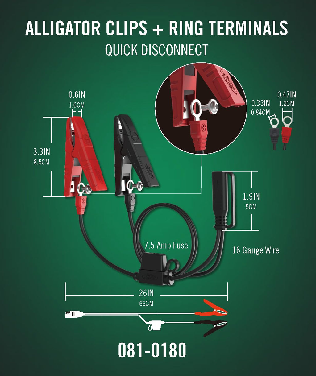 BATTERY TENDER AMP 12V Smart Battery Charger & Maintainer