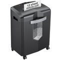 BONSAII 12-Sheet Micro Cut Shredder with Jam-Proof System