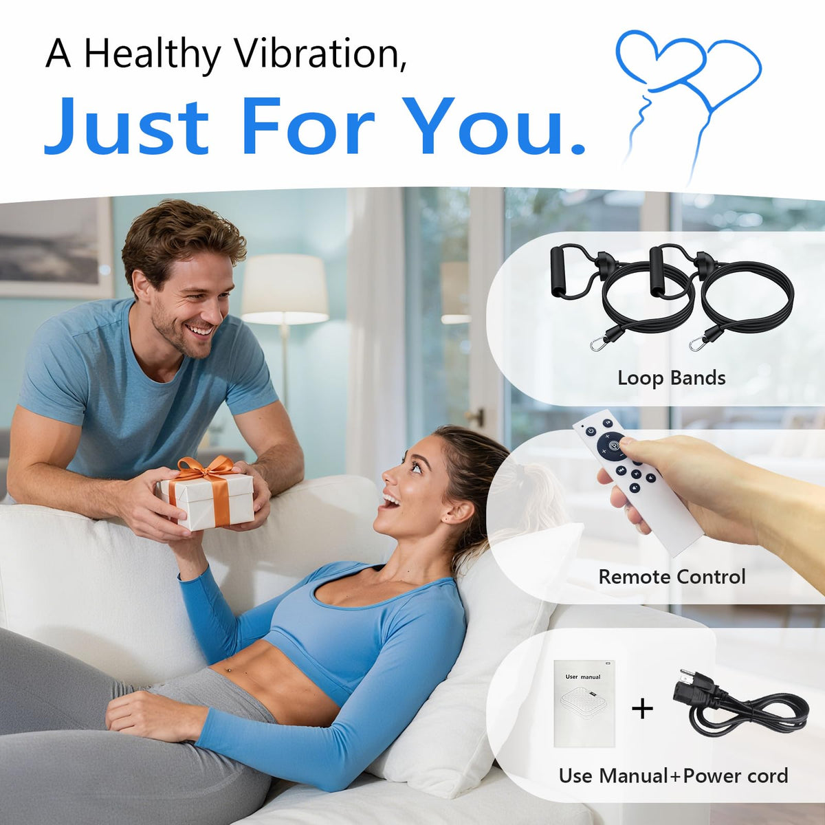 TREKORA Vibration Plate Exercise Machine for Weight Loss